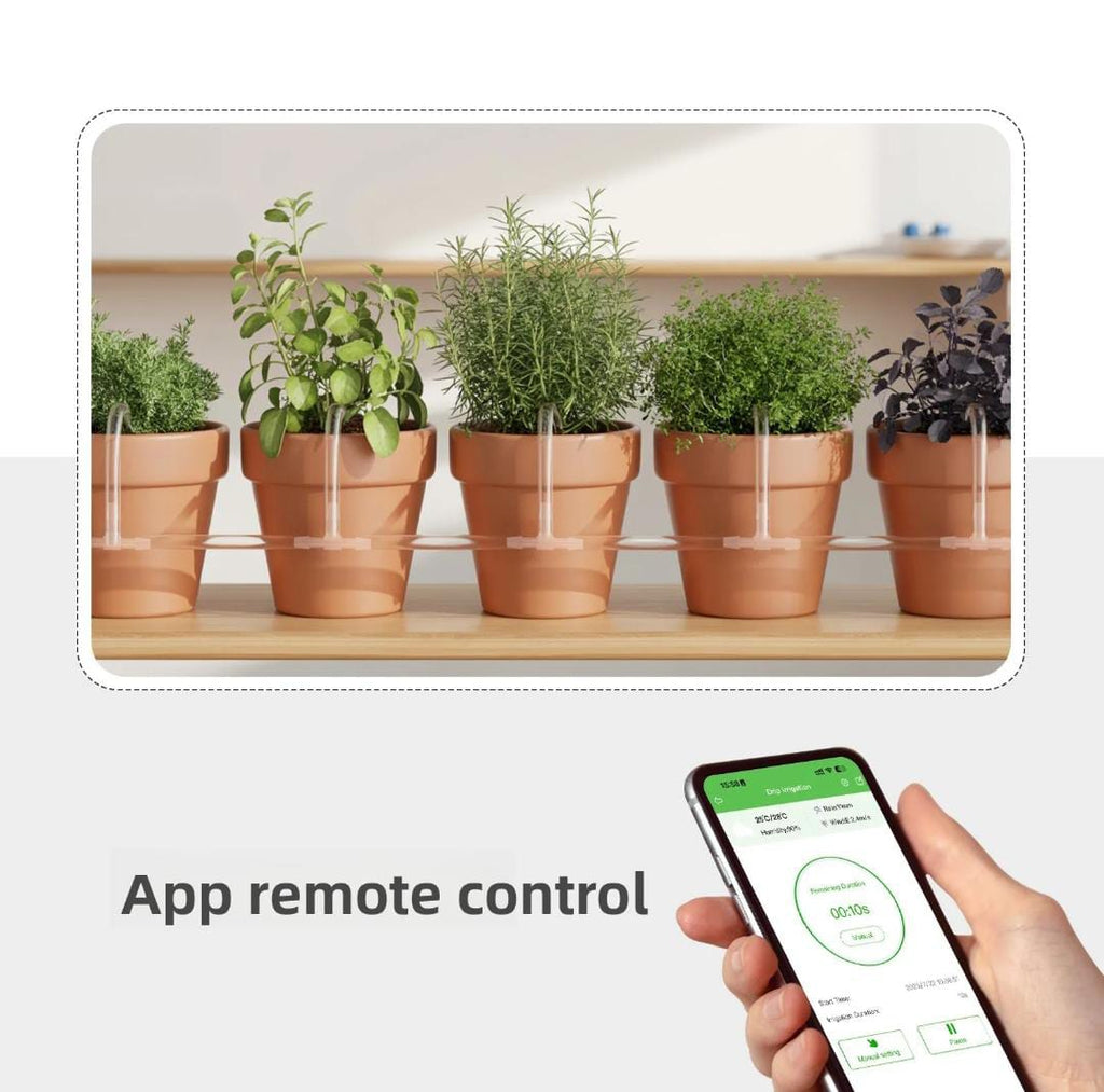 WiFi water timer for indoor plants