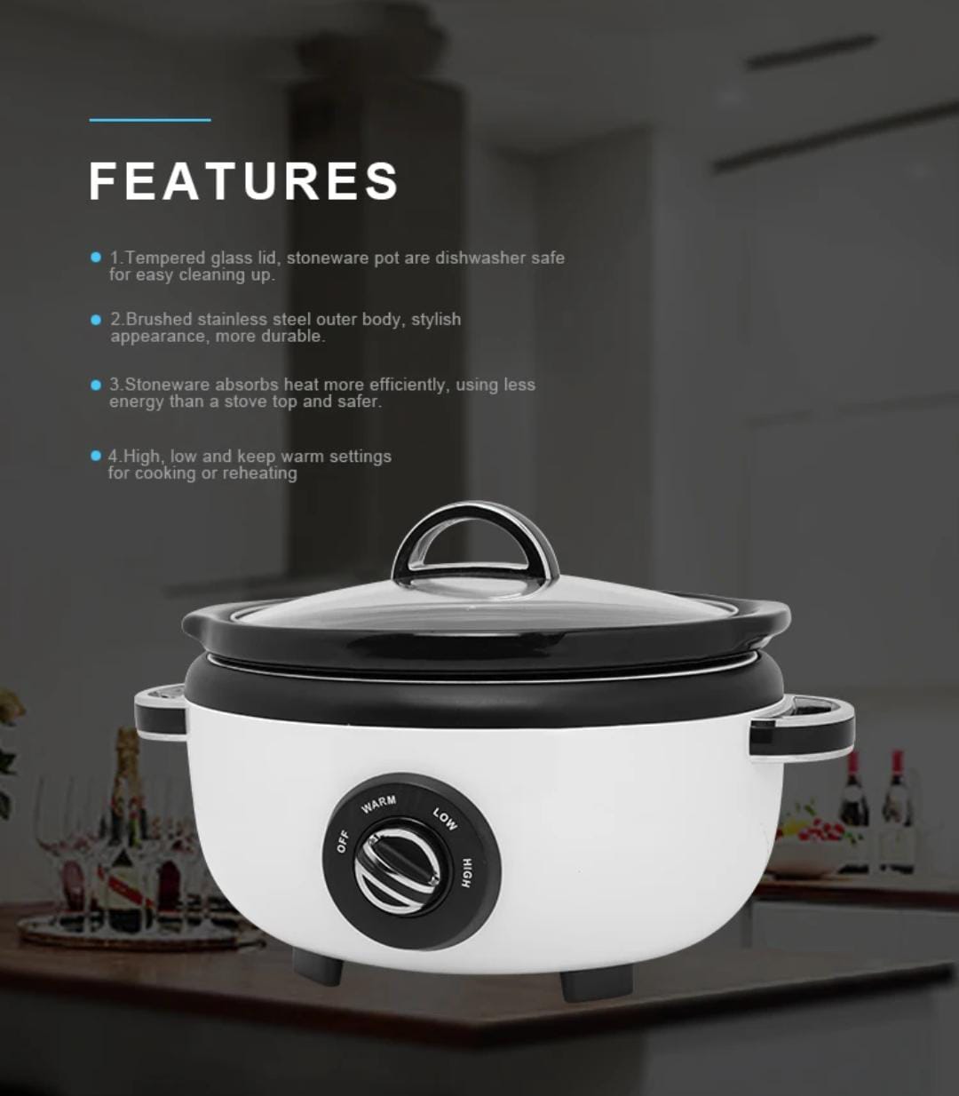 3.5L Innovation Design Slow Cooker