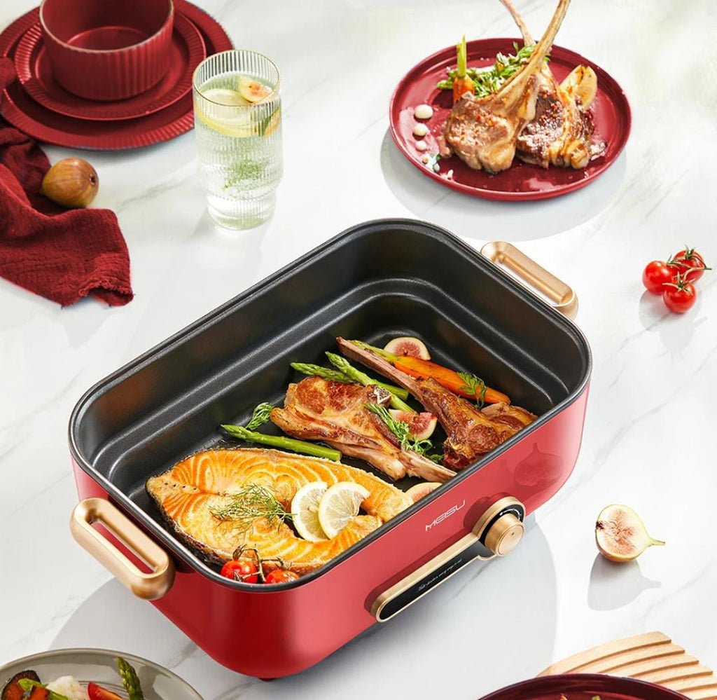 4L 1500w Slow Cooker Square Pot