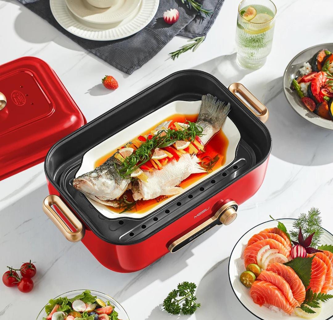 4L 1500w Slow Cooker Square Pot