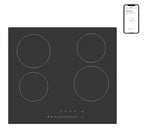 Smart 4 Burner Ceramic Countertop Electric Stove Wi-Fi Enabled