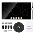 9200W Smart 5 Burner Ceramic Countertop Electric Stove