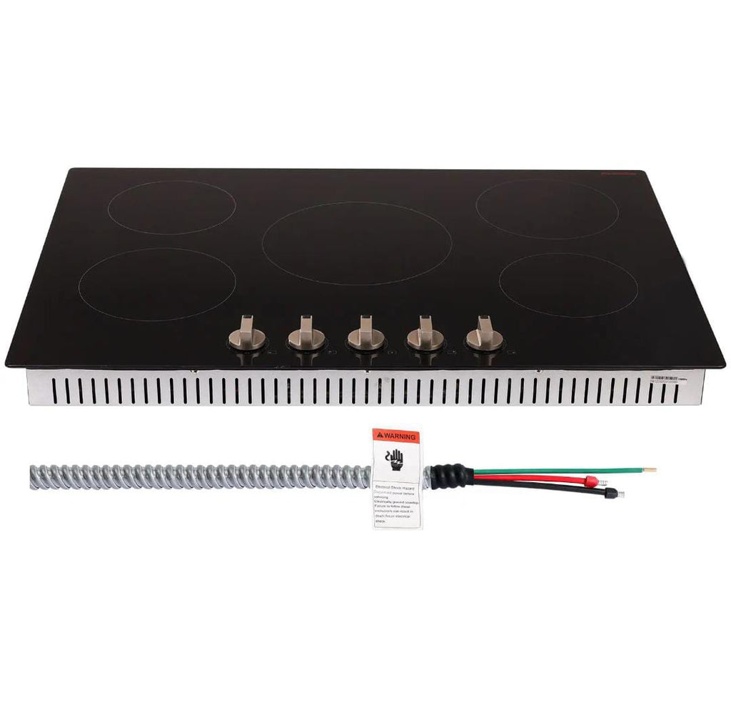 9200W Smart 5 Burner Ceramic Countertop Electric Stove