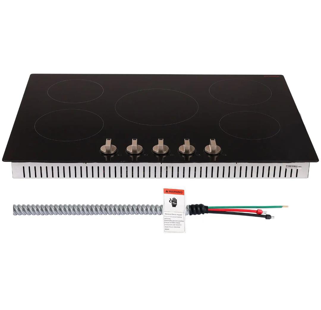 9200W Smart 5 Burner Ceramic Countertop Electric Stove