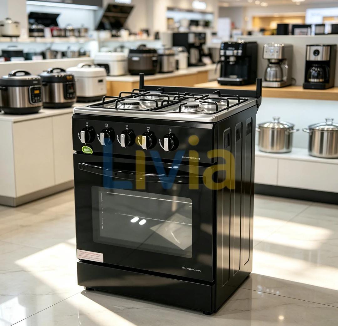 4-Gas Burner Freestanding LPG Stove