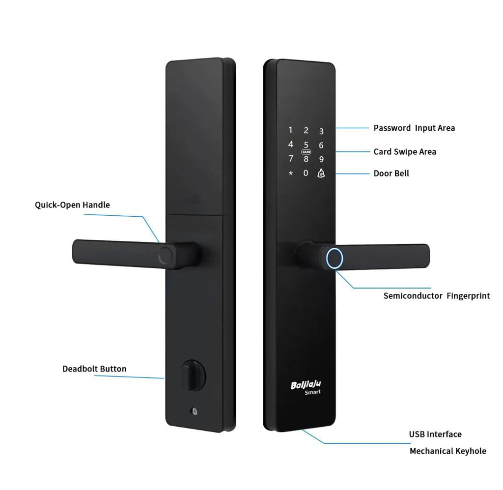 Smart Advanced Electric Door Lock Wi-Fi enabled