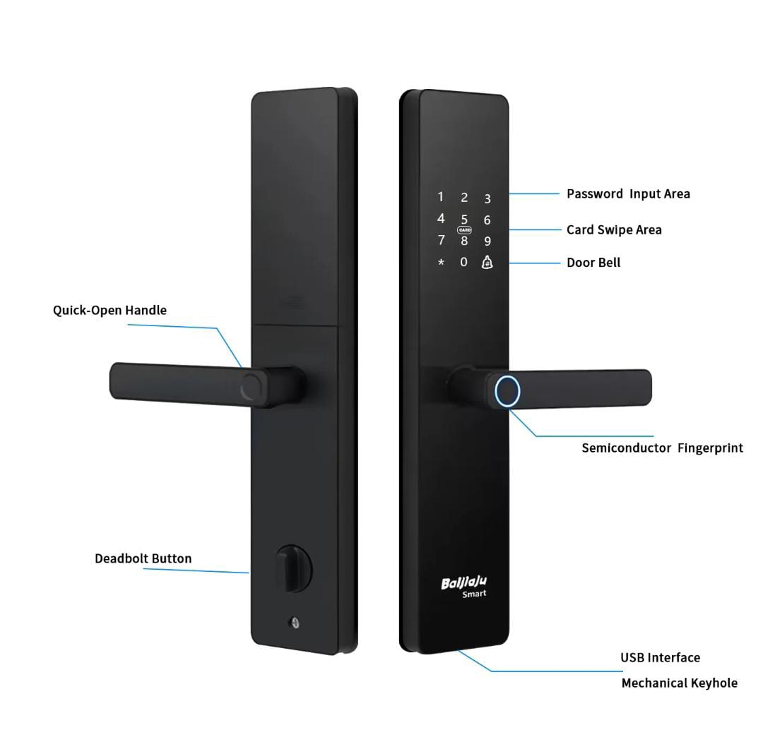 Smart Advanced Electric Door Lock Wi-Fi enabled
