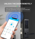 Keyless Advanced Cerradura Smart Door Lock Wi-Fi Enabled
