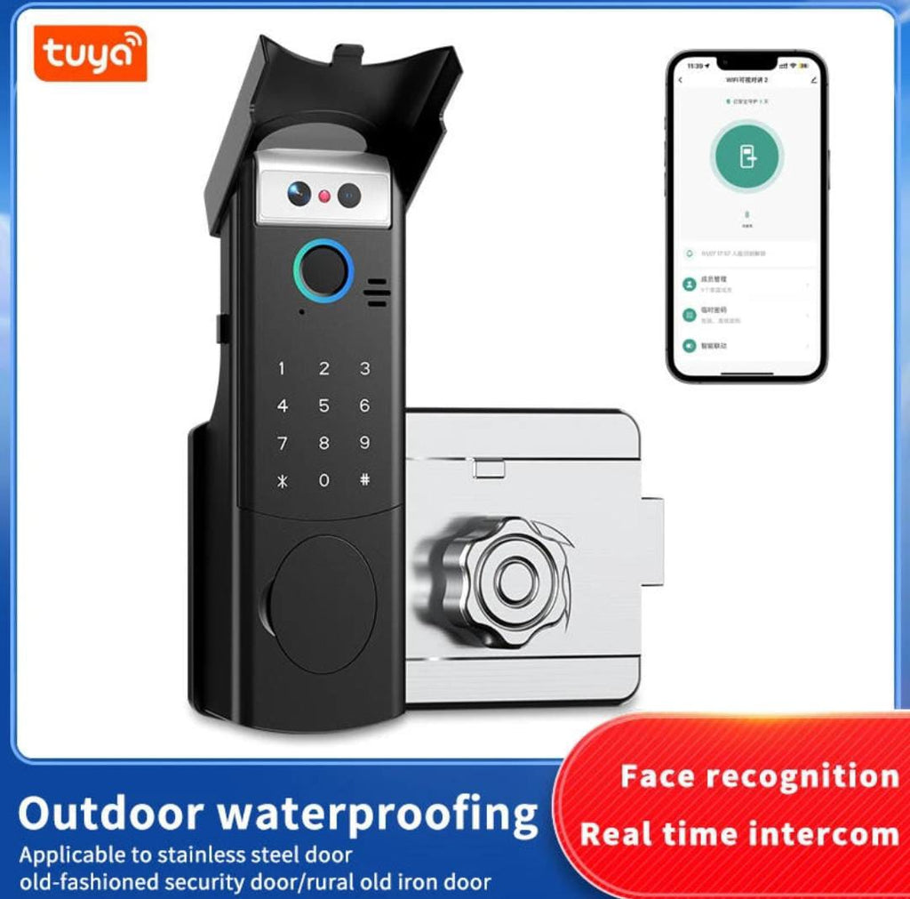 Smart Rim Door Lock Kit For Home Biometric