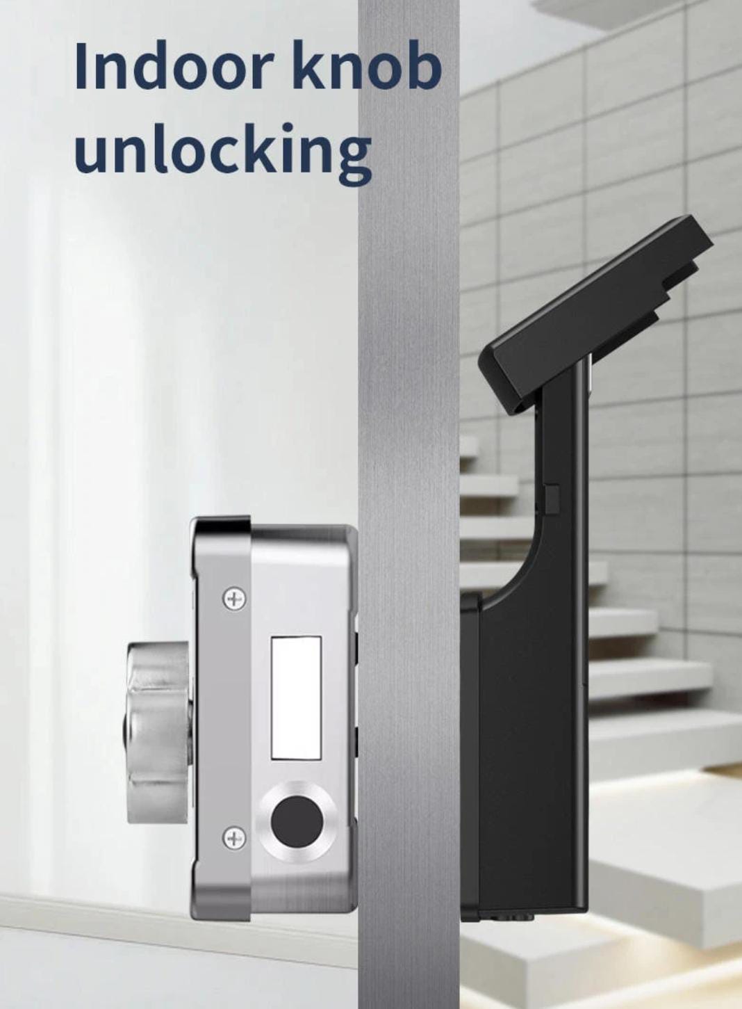 Smart Rim Door Lock Kit For Home Biometric
