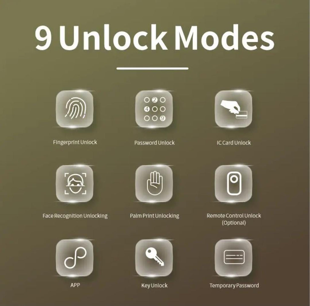 Smart Advanced 3D Face Recognition Door Lock Wi-Fi enabled