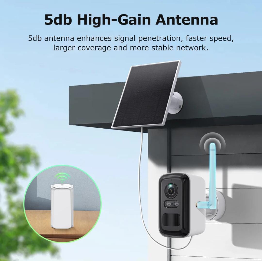 Home Solar Camera kits Wi-Fi enabled