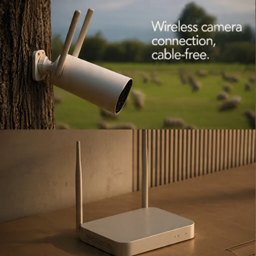 4 Channel Surveillance CCTV system Wi-Fi enabled