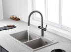 Smart Touchless Sensor Pull-out Kitchen Faucet Mixer Tab With Digital Temp Display