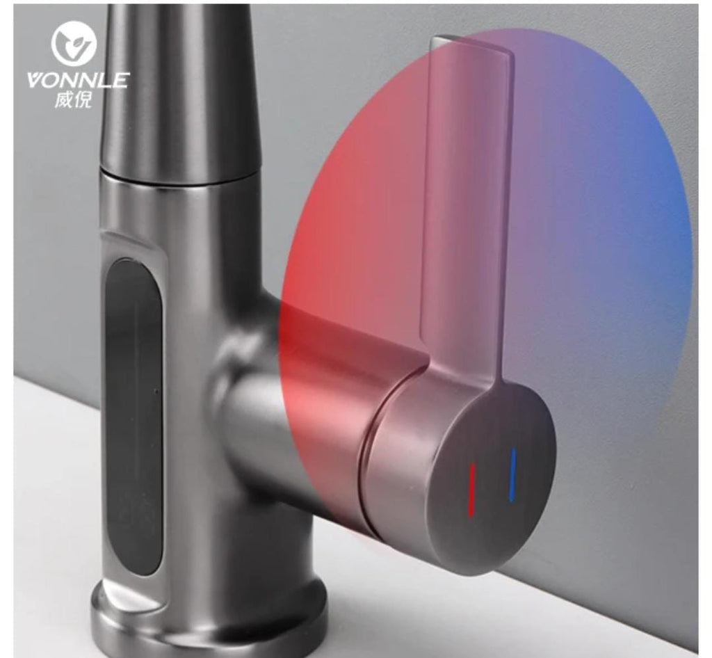 360° Rotating Waterfall LED Smart Faucet