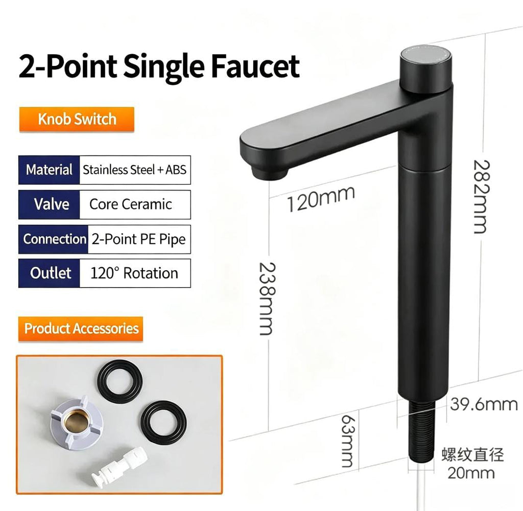 Smart Faucet Match Water Purifier Machine Dual Outlet And TDS Display