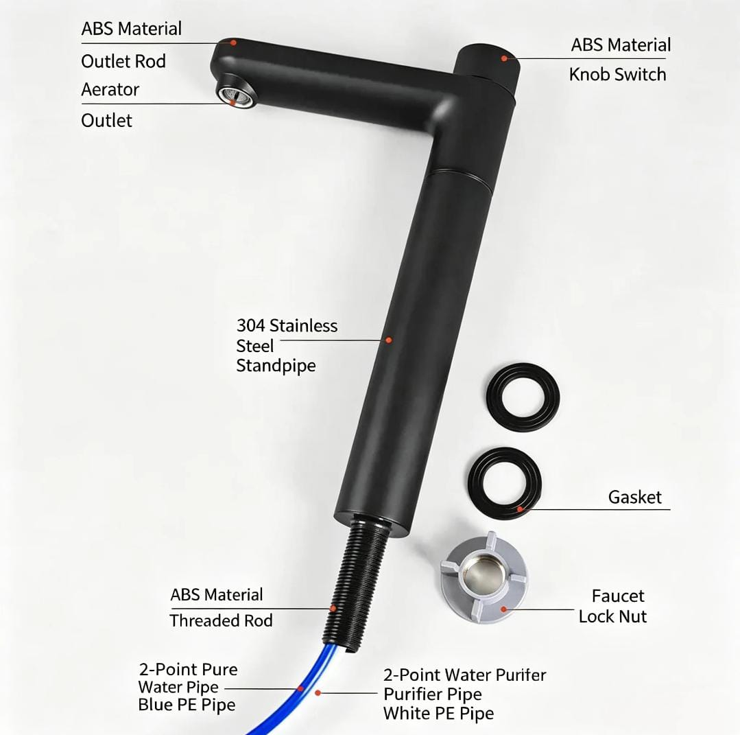 Smart Faucet Match Water Purifier Machine Dual Outlet And TDS Display