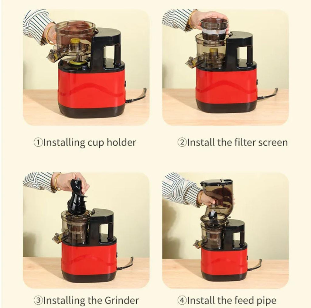 Professional Slow Juicer For Soft And Hard Fruits