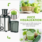 1200W Power Juicer _ High-Speed Fruit & Vegetable Juicer
