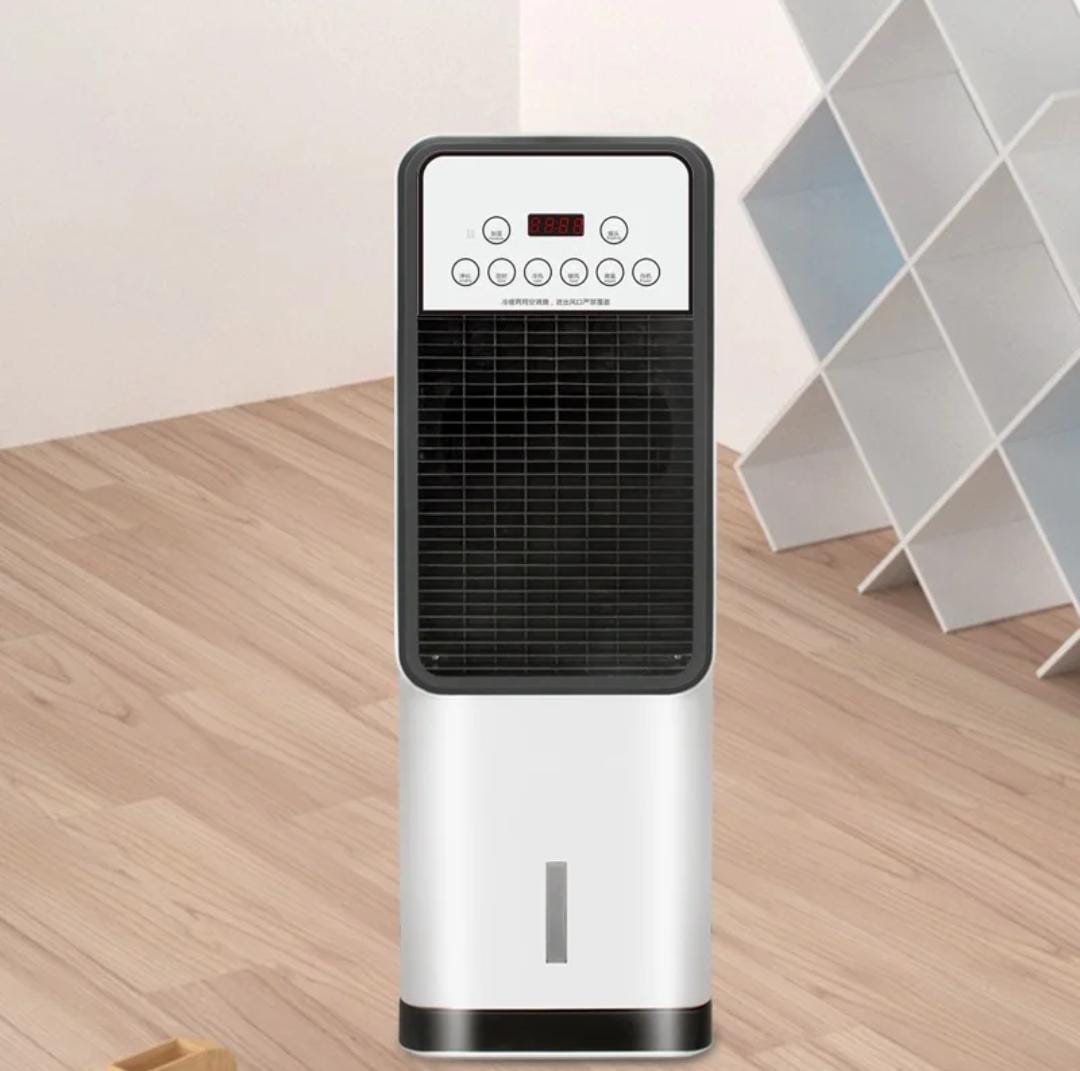 Portable Dual-Purpose Air Conditioning Fan With Vertical Air Cooler And Remote Control Indoor Bladeless Fan