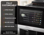 Bean-to-Cup Coffee Maker with Built-In Grinder