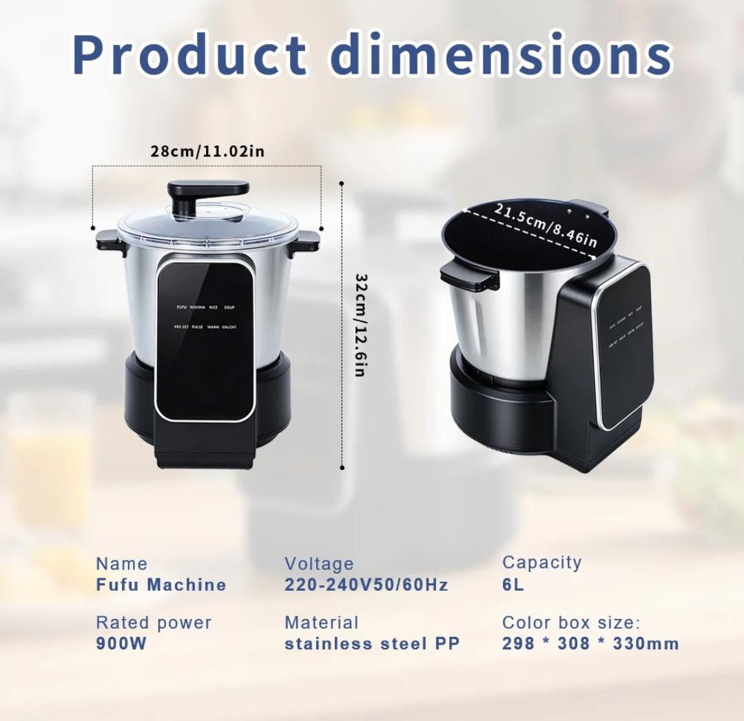 Multi-Function Electric Fufu Machine