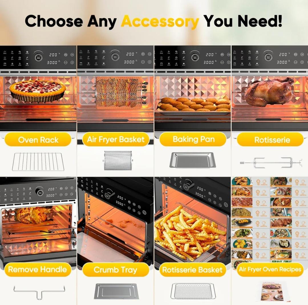 30L 1800w Electric Multifunctional Health Air Oven Fryer