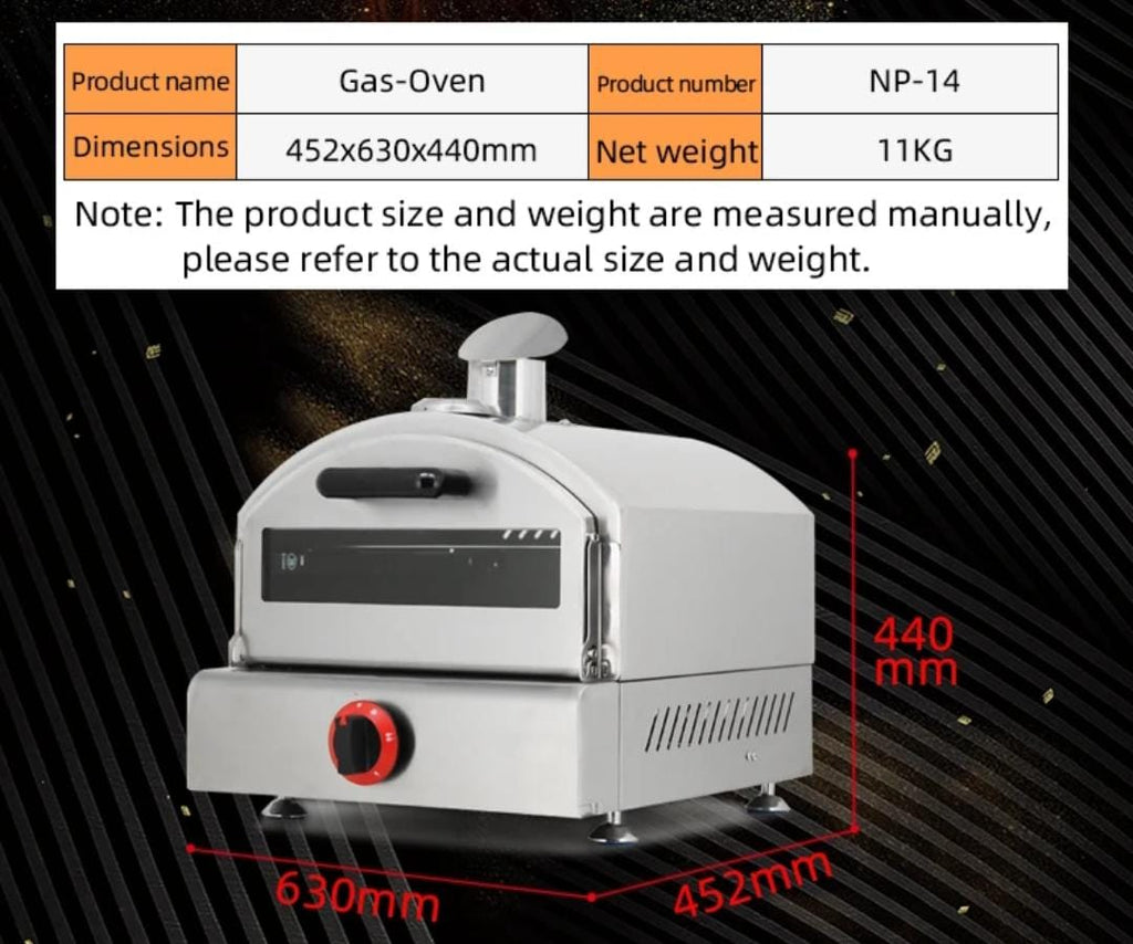 Outdoor Gas Pizza Oven Machine