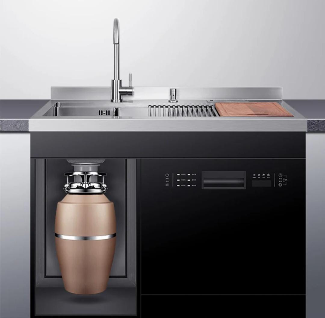 Sink Dishwasher Integrated Embedded Built-in Cabinet Type Multifunctional Drawer Type