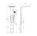 LED Lighting Faucet Set Wall Mounted SPA System Shower Set