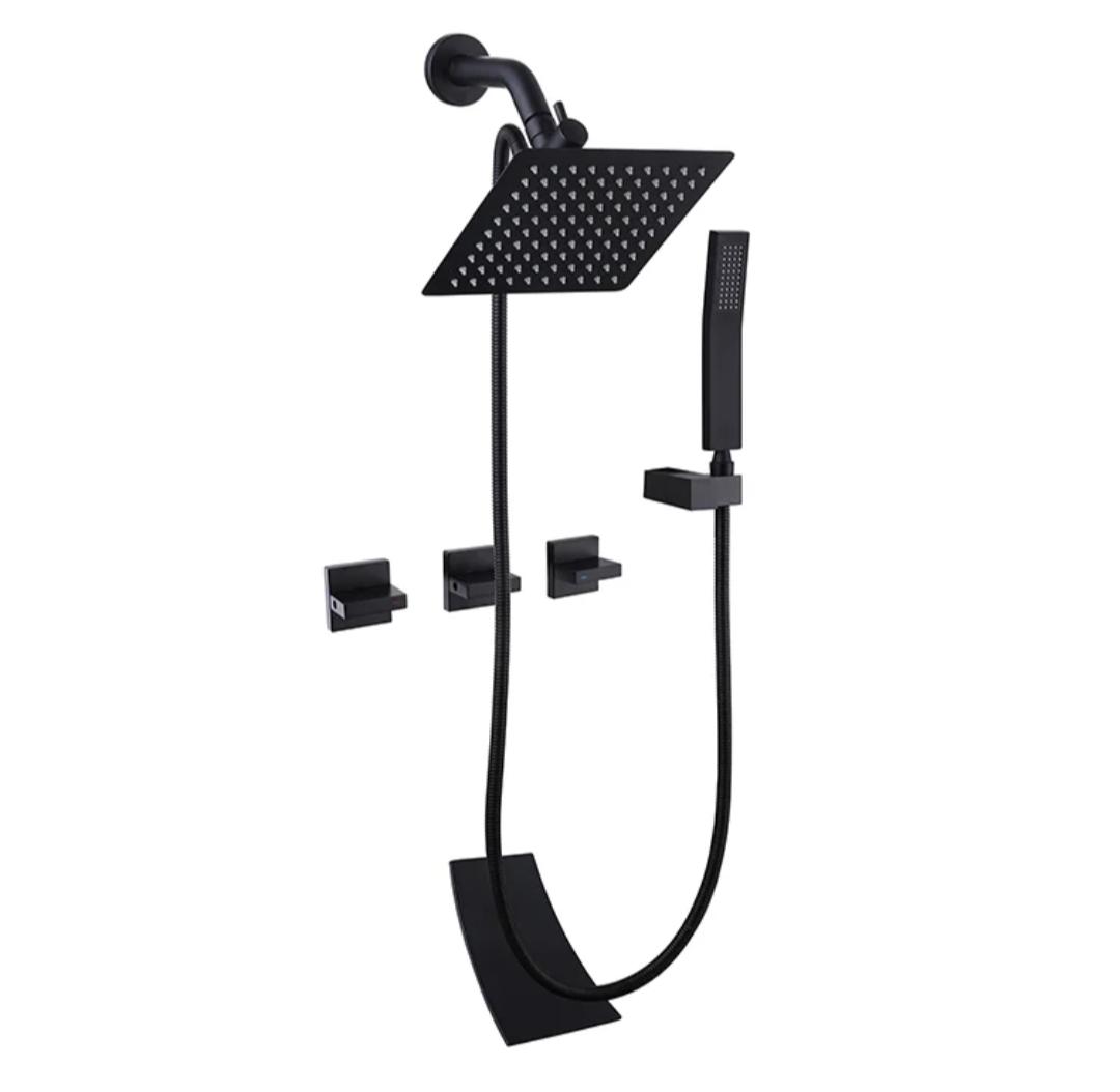 Faucet System Concealed Shower Set With Below Faucet