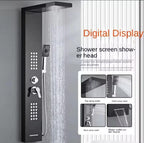 Wall Mounted Thermostatic Multi-function Rainfall Spa Shower Panel