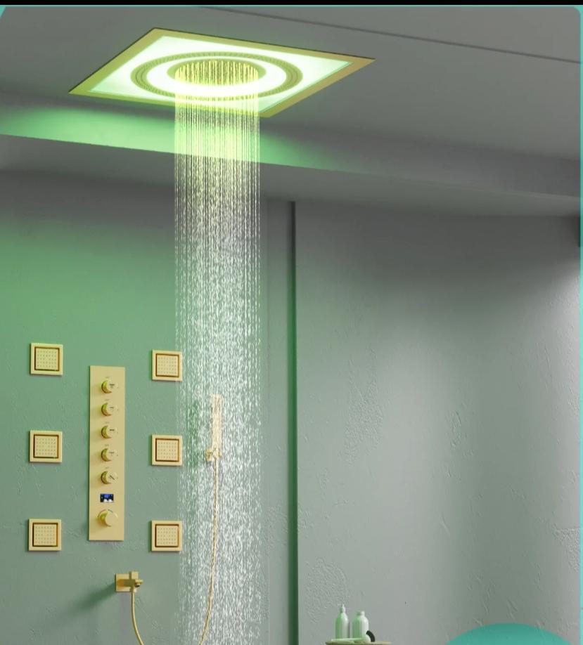 Wall-Mounted Rain Spray Concealed Shower System
