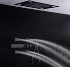 High-end Gunmetal Gray Concealed Shower Set