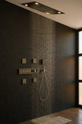 High-end Gunmetal Gray Concealed Shower Set