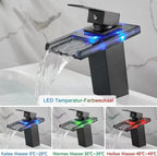 LED Sink Basin Faucet For Hot And Cold Water