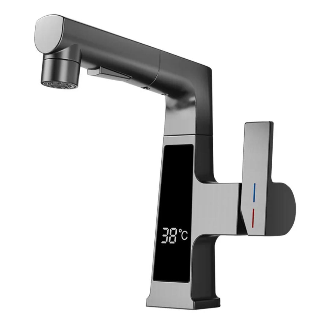 Pull Out Single Hole Faucet Basin Sink Tap