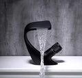 Single Hole Brass Blackened Basin Faucet