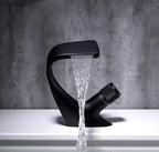 Single Hole Brass Blackened Basin Faucet