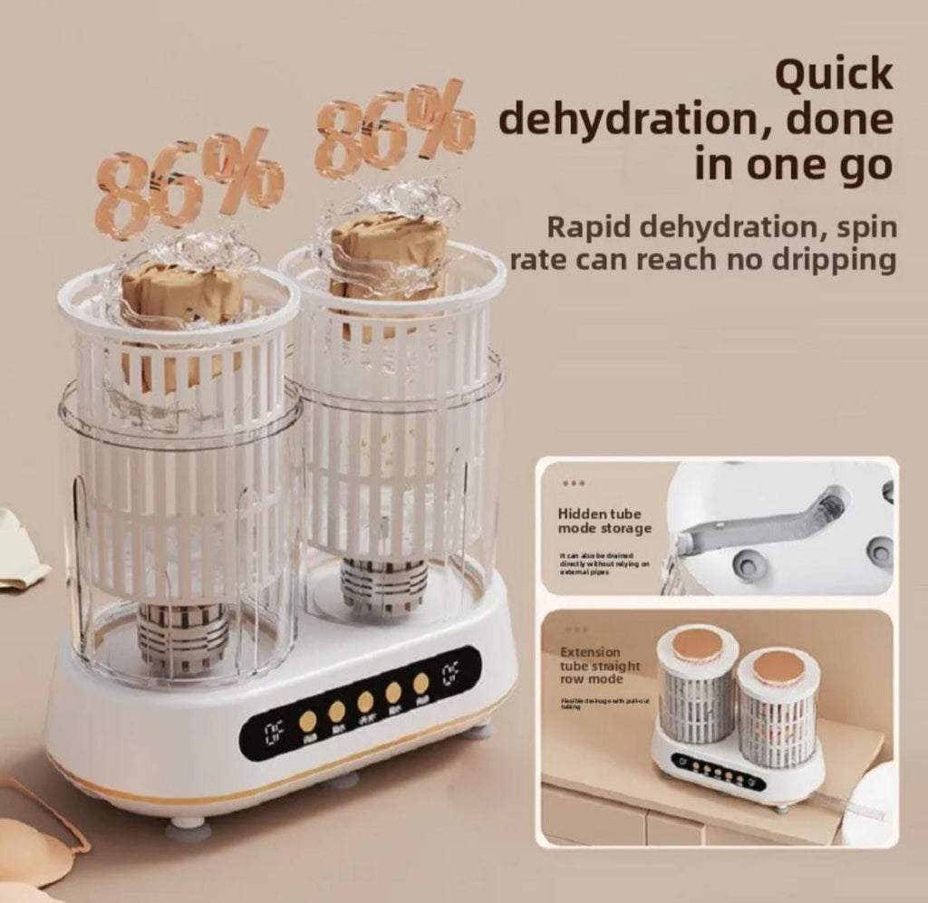 Portable Automatic Washing Machine For Underwear Lingerie & Face Cloth