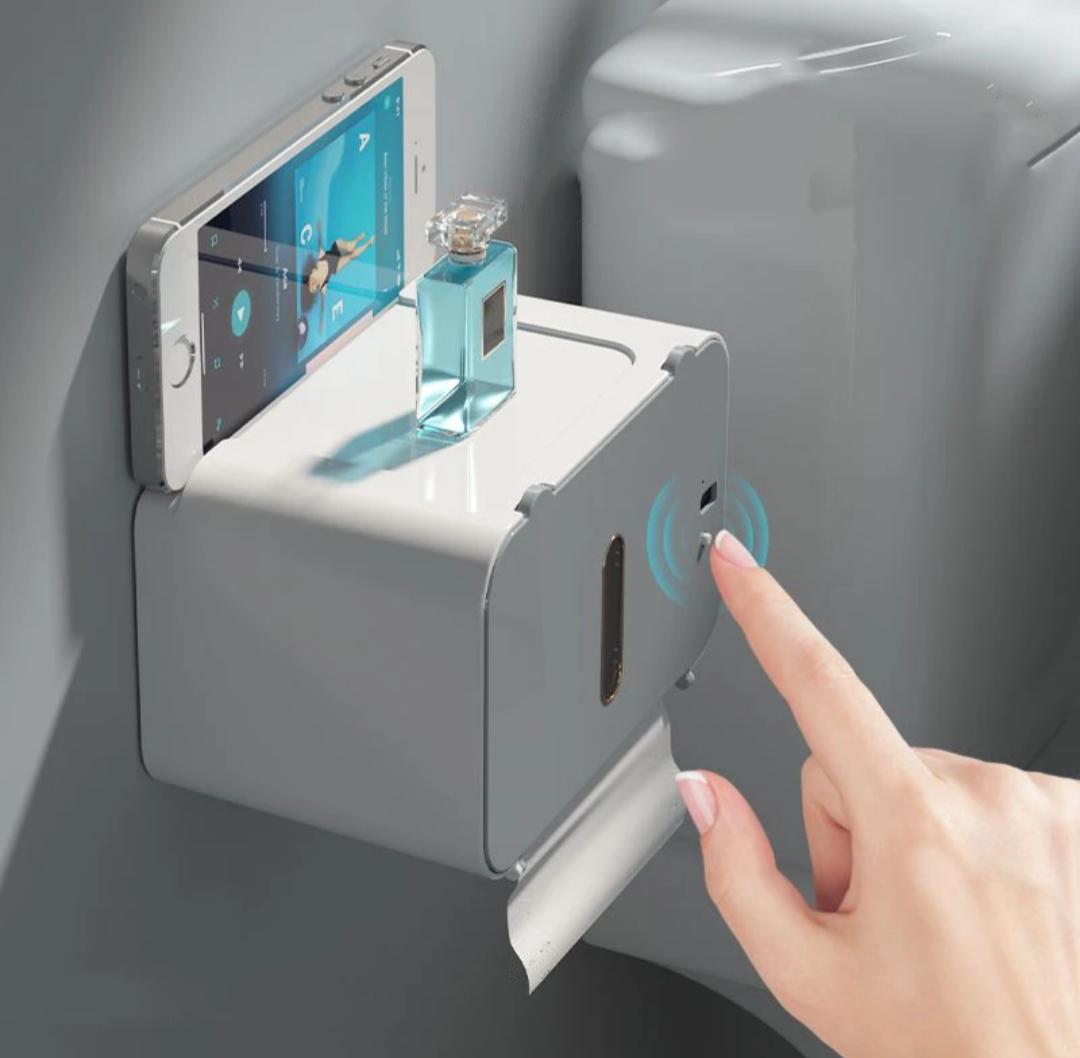 Smart Wall Mounted Sensor Roll Tissue Box