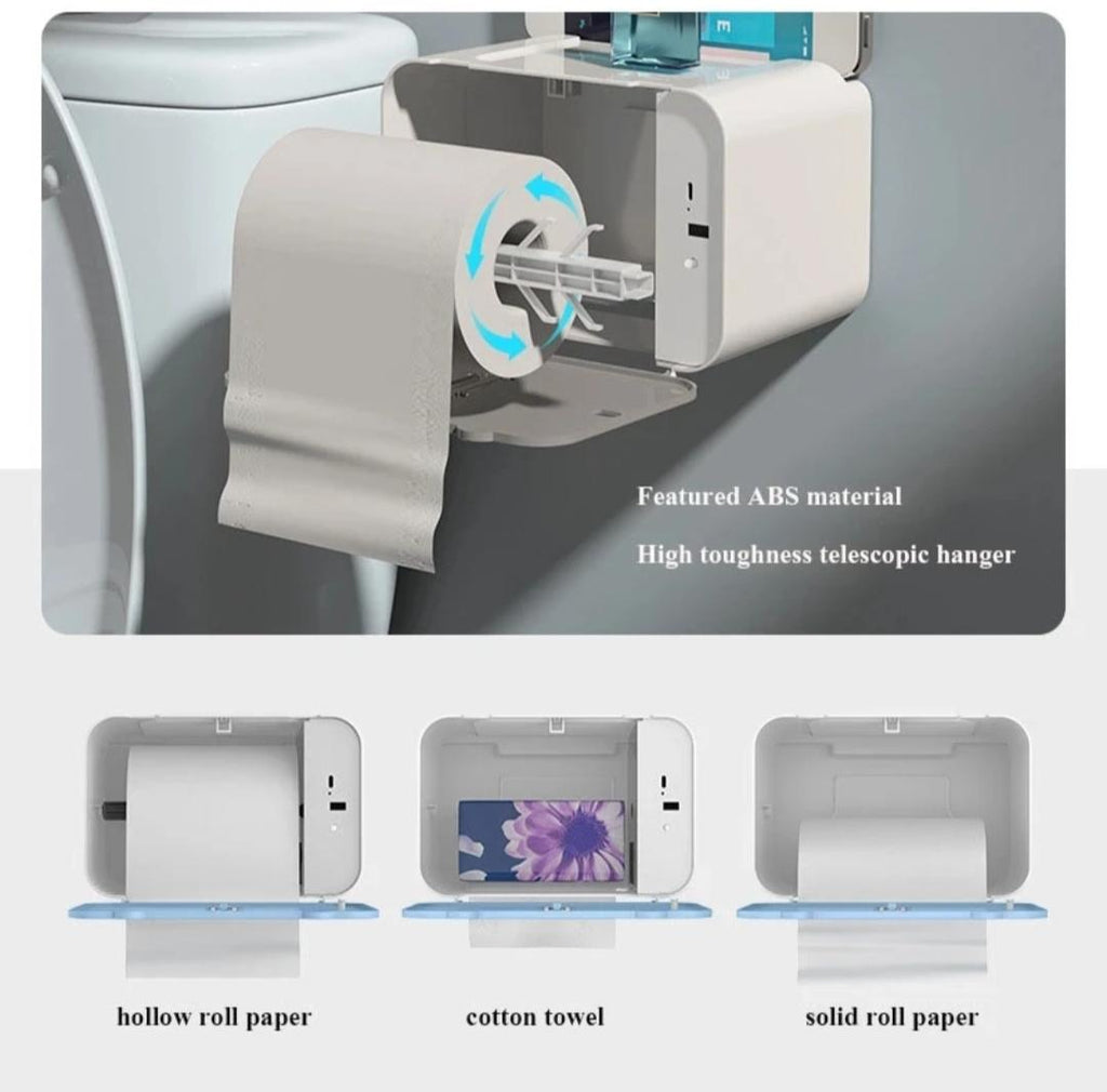Smart Wall Mounted Sensor Roll Tissue Box