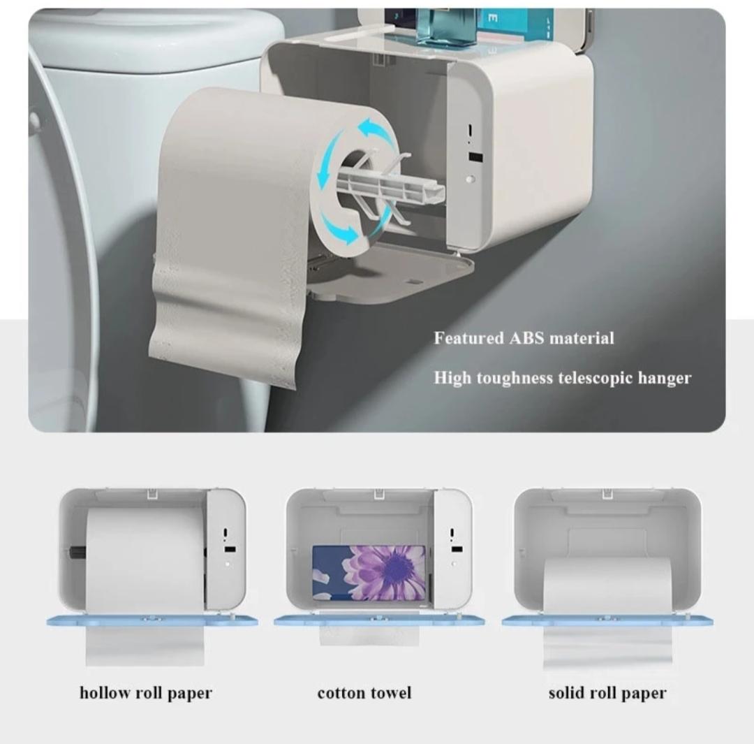 Smart Wall Mounted Sensor Roll Tissue Box
