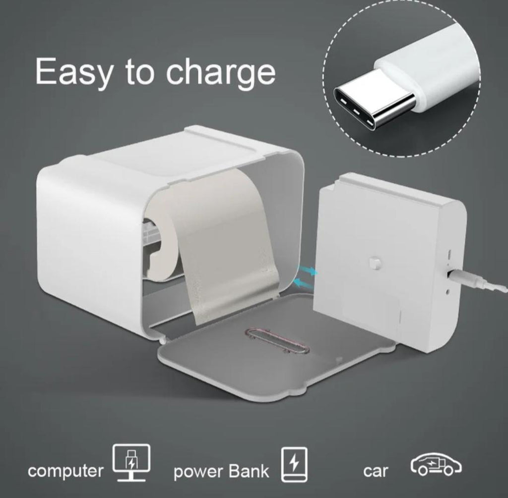Smart Wall Mounted Sensor Roll Tissue Box