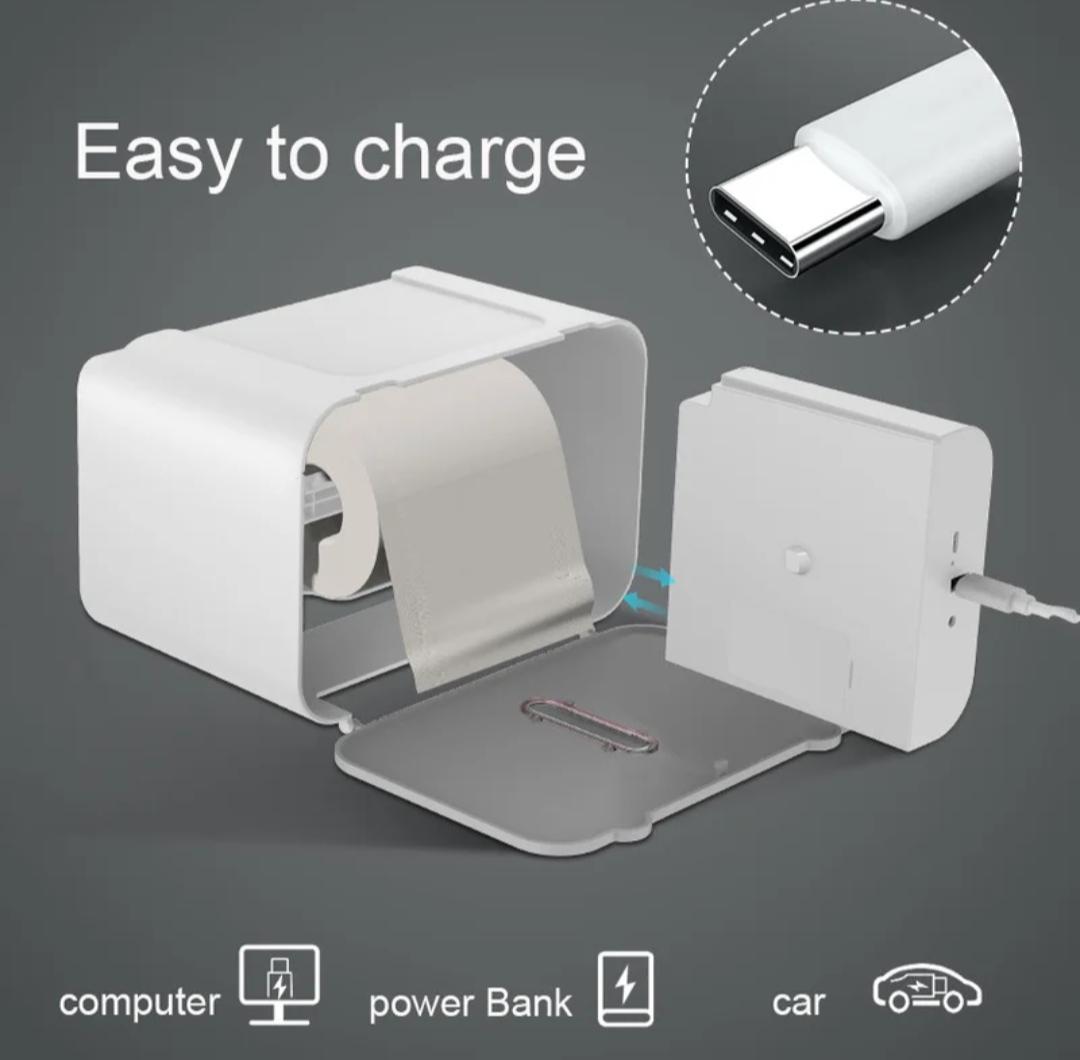 Smart Wall Mounted Sensor Roll Tissue Box