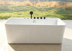 Customizable Freestanding Acrylic Rectangular Bathub
