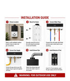 16L LPG Gas Water Heater Instant Geyser