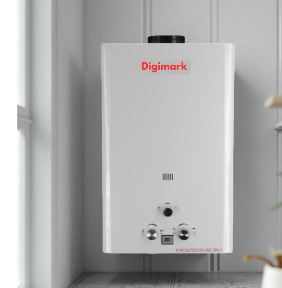 12L Tankless Gas Geyser