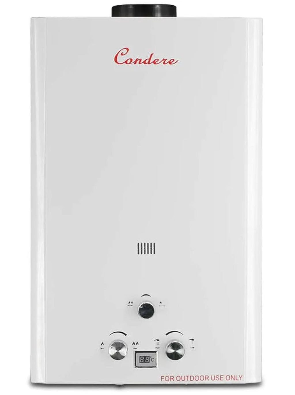 20L LPG Tankless Outdoor Gas Geyser With LED Display
