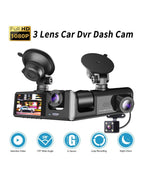 3-Channel Dash Cam With 2'' IPS Screen